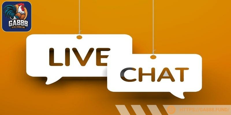 Chúng tôi có live chat trực tuyến trên website và ứng dụng