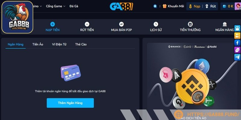 Nạp tiền để trải nghiệm mọi cuộc chơi