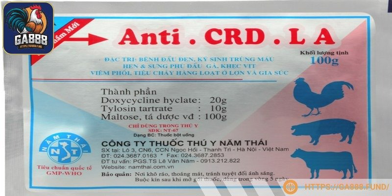 Thuốc trị khò khè cho gà Anti CRD